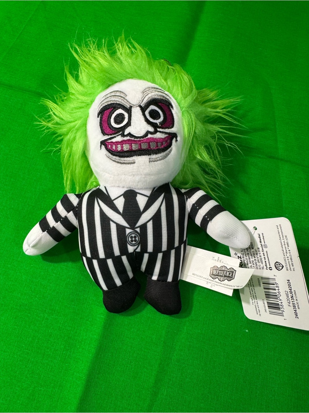 8" Beetlejuice Plush Toy